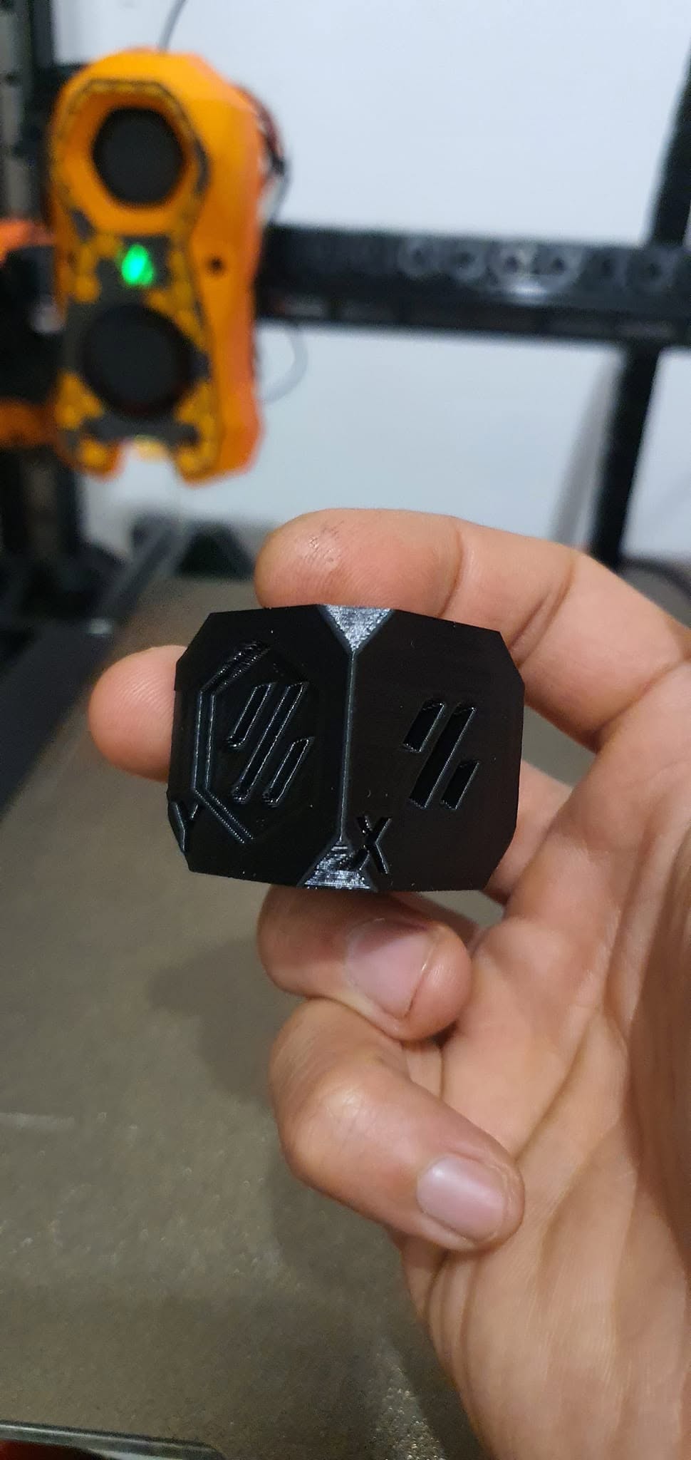 First Test Print XY Axis Angle