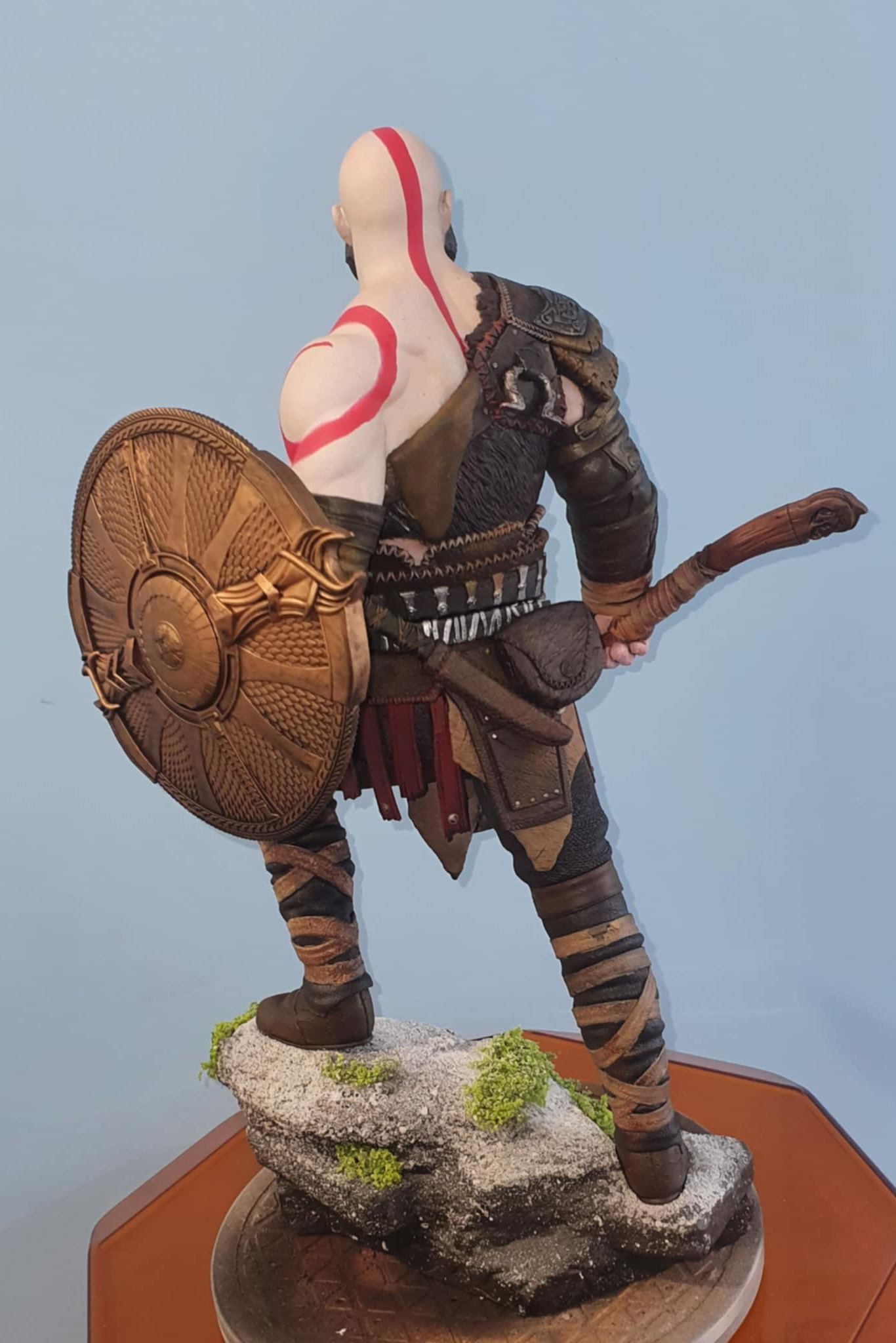 Kratos Statue View 3