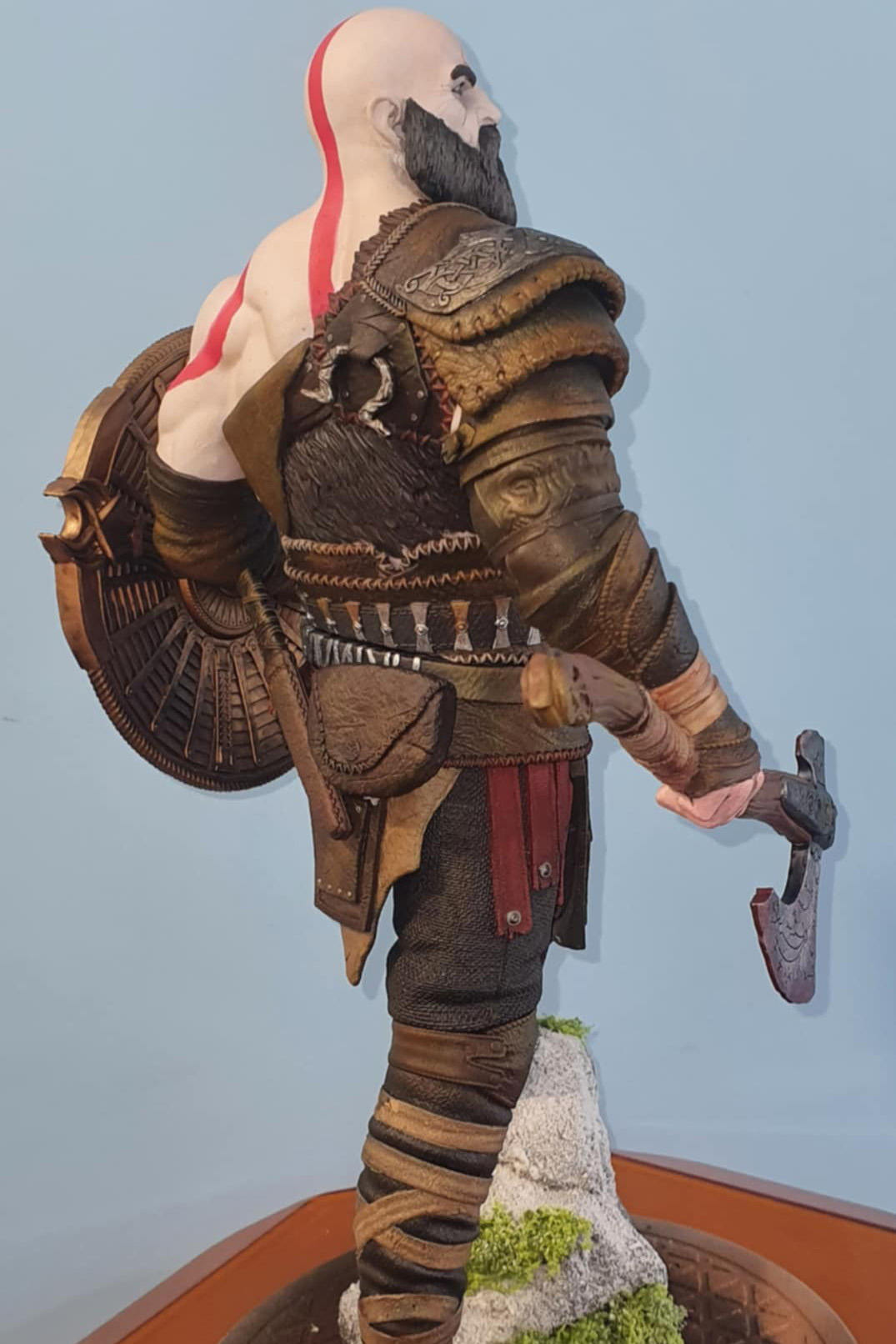 Kratos Statue View 4