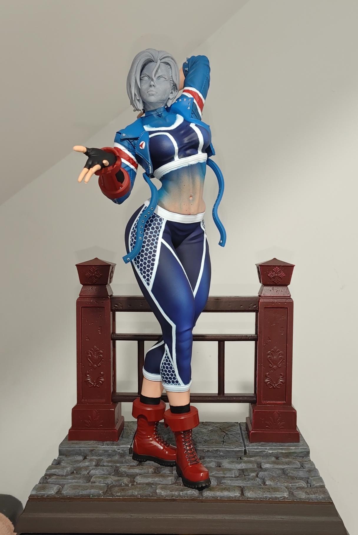 Airbrush color blocking development